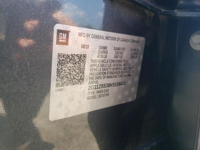 2019 CHEVROLET IMPALA LT 2G11Z5S38K9108432