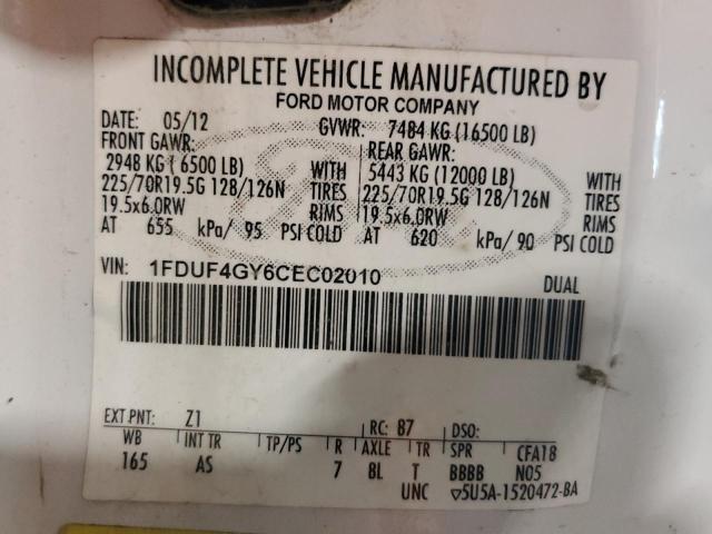 2012 FORD F450 SUPER #3297872781