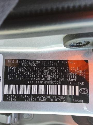 2023 TOYOTA CAMRY SE N - 4T1G11AK4PU807279