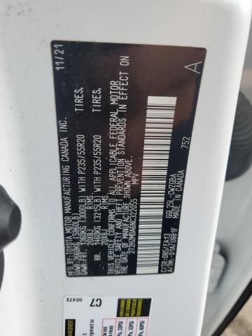 2022 LEXUS RX 350 2T2HZMDA6NC322055