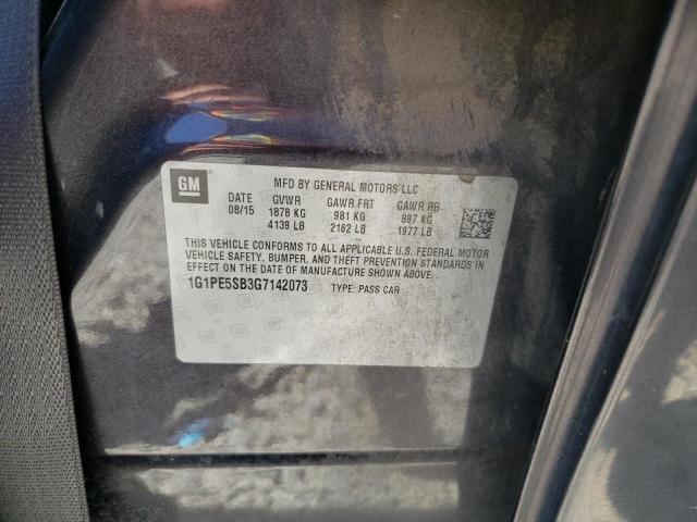 2016 CHEVROLET CRUZE LIMI 1G1PE5SB3G7142073