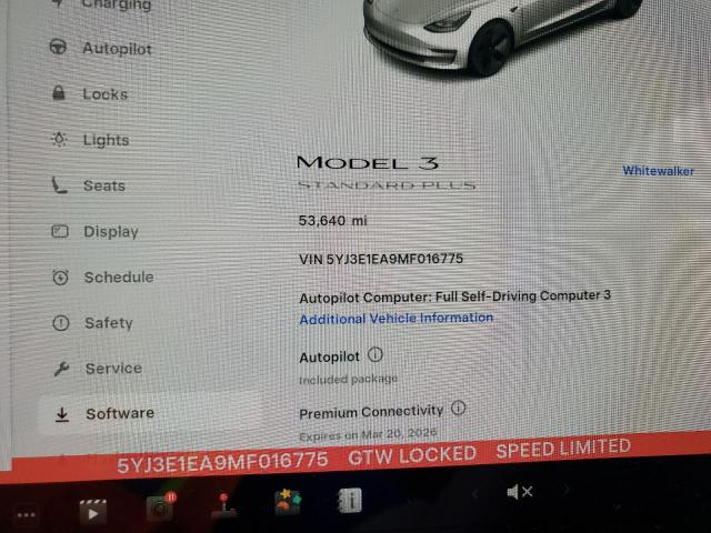 2021 TESLA MODEL 3 5YJ3E1EA9MF016775