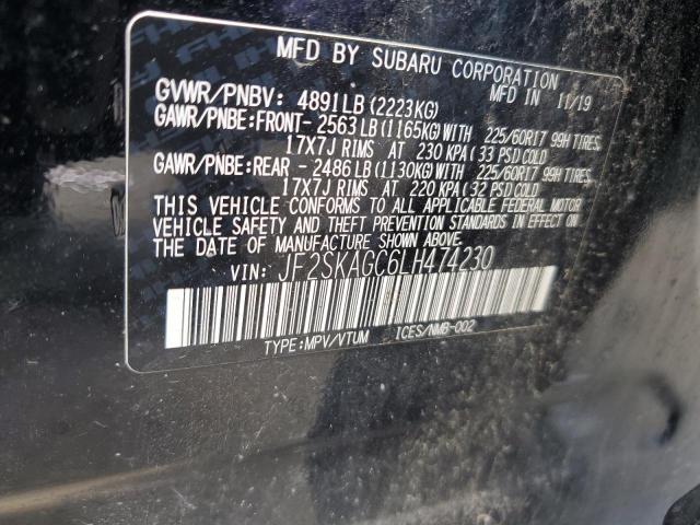 2020 SUBARU FORESTER P - JF2SKAGC6LH474230