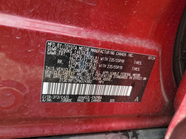 2024 TOYOTA RAV4 XLE P 2T3C1RFV2RW324982