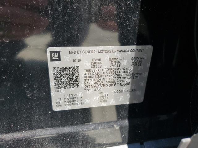 2019 CHEVROLET EQUINOX LT 2GNAXVEX8K6245696