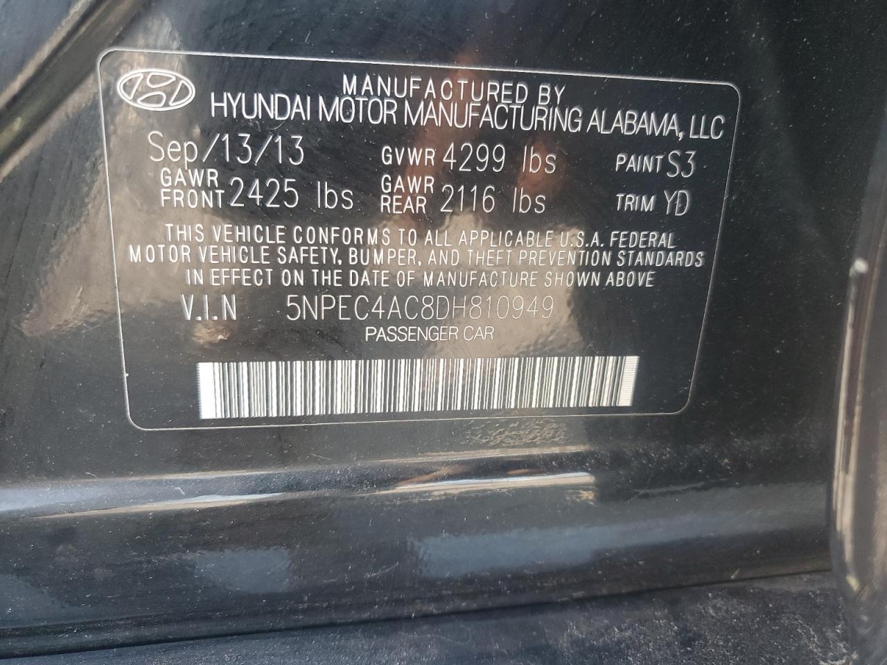 Hyundai Sonata se 2013