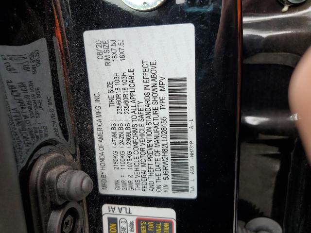 2020 HONDA CR-V EXL 5J6RW2H82LL028455