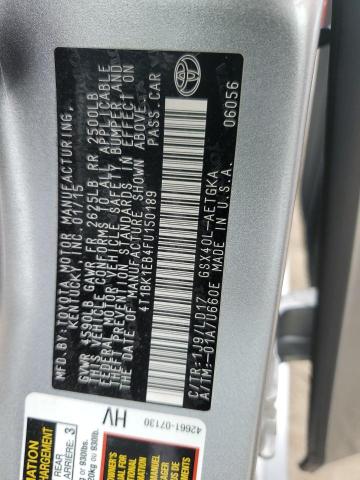2015 TOYOTA AVALON XLE - 4T1BK1EB4FU150189