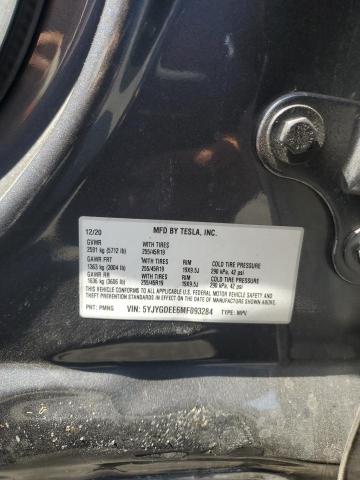 2021 TESLA MODEL Y - 5YJYGDEE6MF093284