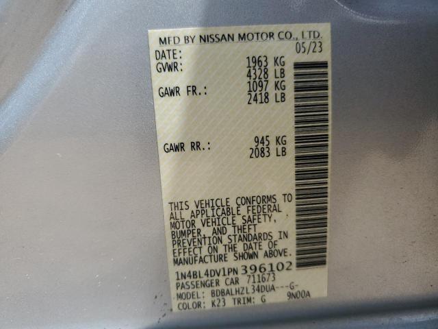 2023 NISSAN ALTIMA SV - 1N4BL4DV1PN396102