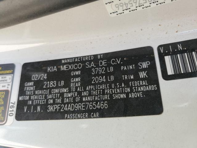 2024 KIA FORTE LX - 3KPF24AD9RE765466