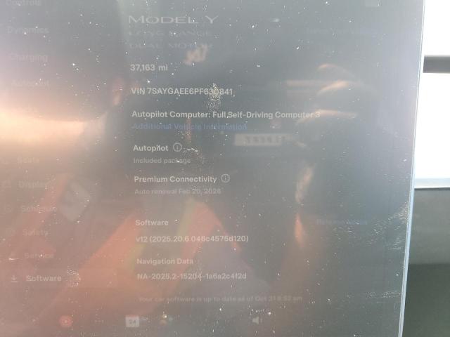 2023 TESLA MODEL Y 7SAYGAEE6PF630841