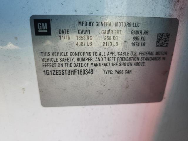 2017 CHEVROLET MALIBU LT 1G1ZE5ST8HF180343