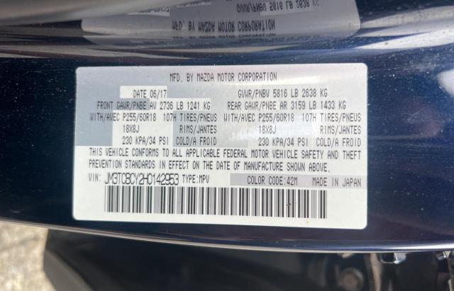 2017 MAZDA CX-9 TOURI JM3TCBCY2H0142953