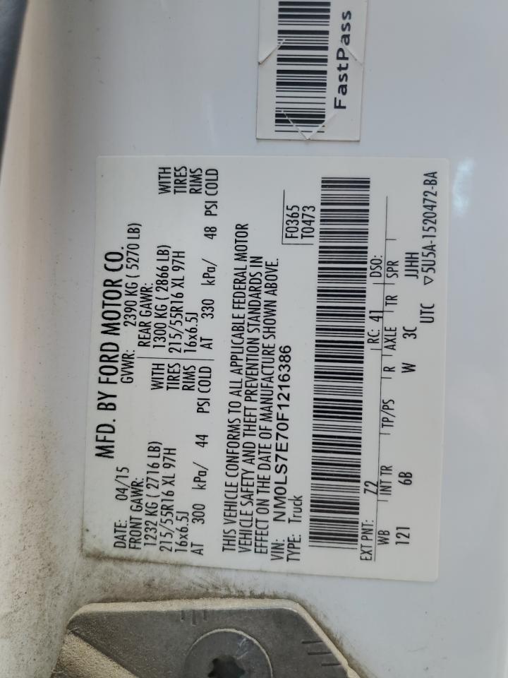 FORD TRANSIT CONNECT XL