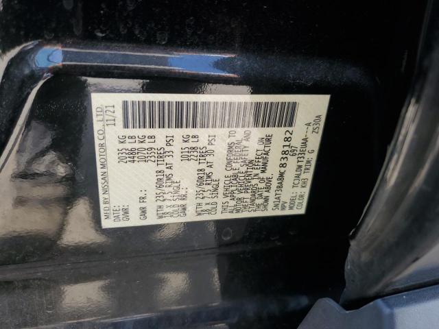 2021 NISSAN ROGUE SV 5N1AT3BA8MC838182