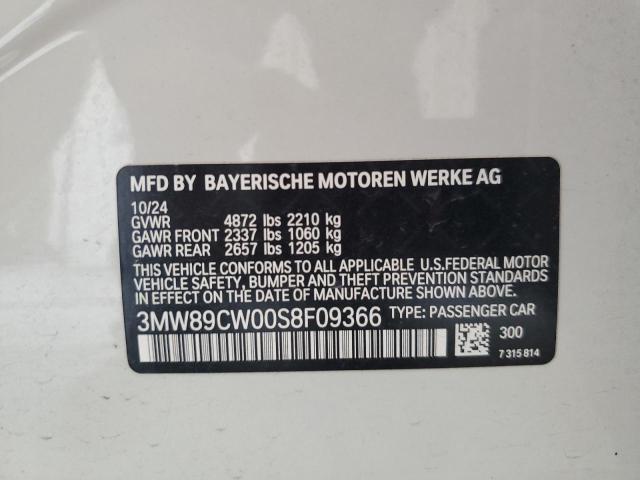 2025 BMW 330XI 3MW89CW00S8F09366