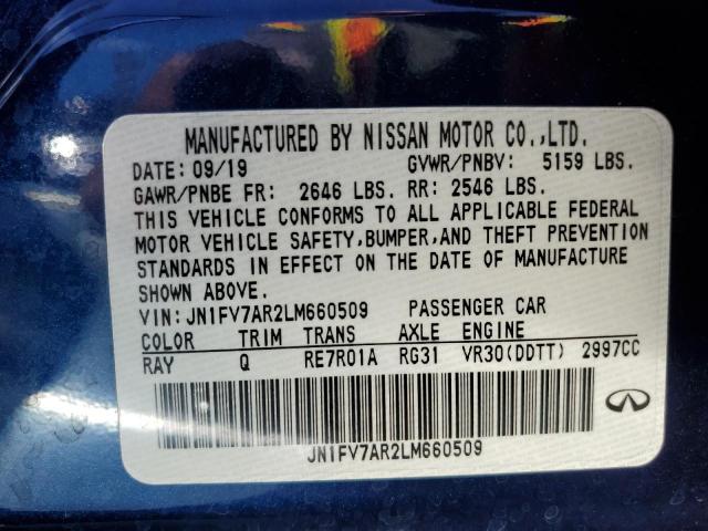 2020 INFINITI Q50 RED SP JN1FV7AR2LM660509