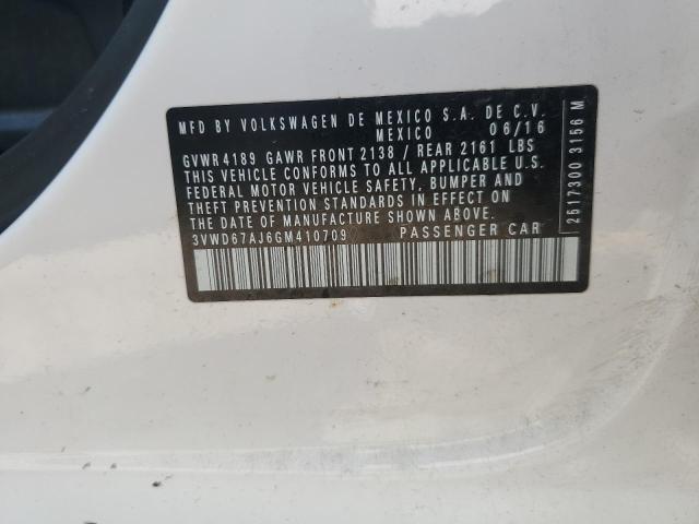 2016 VOLKSWAGEN JETTA SE 3VWD67AJ6GM410709