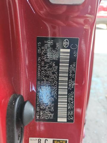 2015 TOYOTA PRIUS - JTDKN3DU2F0454798