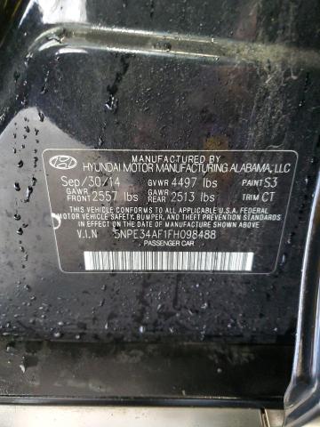 2015 HYUNDAI SONATA SPO 5NPE34AF1FH098488