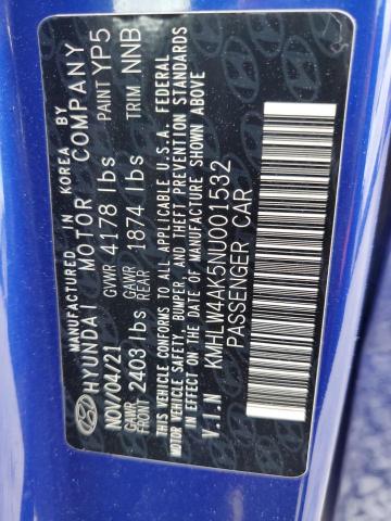 2022 HYUNDAI ELANTRA N - KMHLW4AK5NU001532