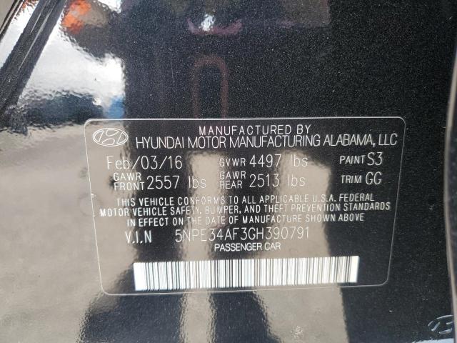 2016 HYUNDAI SONATA SPO 5NPE34AF3GH390791