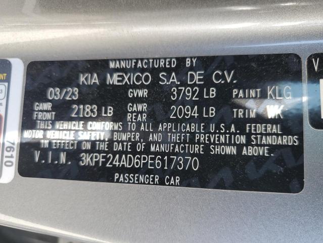 2023 KIA FORTE LX 3KPF24AD6PE617370