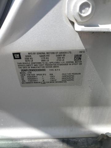 2012 CHEVROLET EQUINOX LS - 2GNFLCEK6C6368280