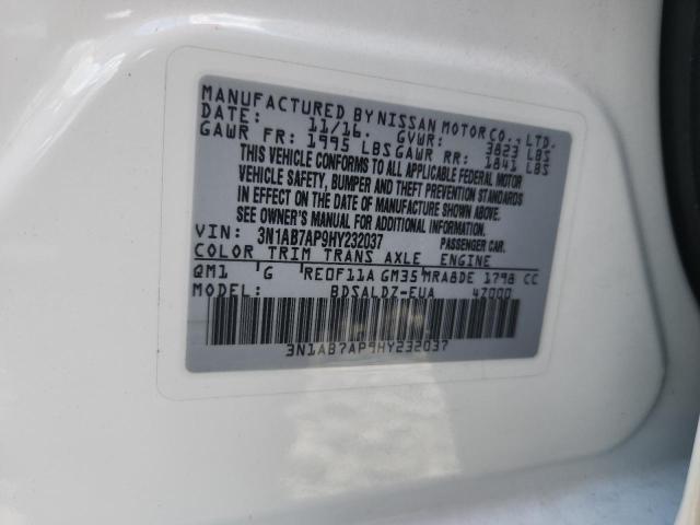 2017 NISSAN SENTRA S 3N1AB7AP9HY232037