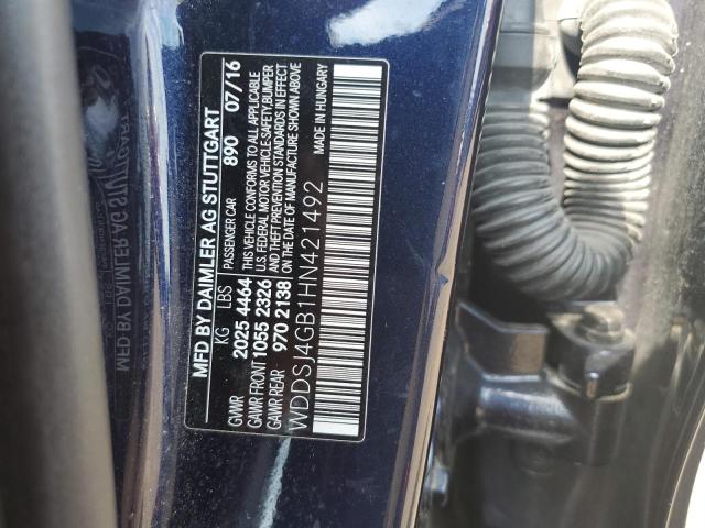 2017 MERCEDES-BENZ CLA 250 4M - WDDSJ4GB1HN421492