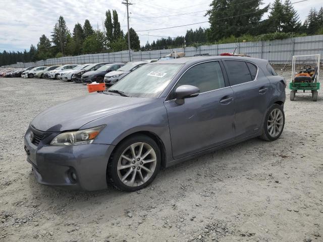 LEXUS CT 200 2013 gray hatchbac hybrid engine JTHKD5BH7D2155912 photo #1