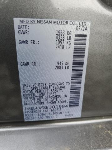 2025 NISSAN ALTIMA SV 1N4BL4DV3SN301984