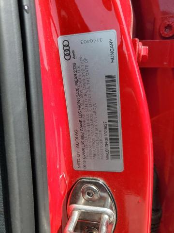 2017 AUDI S3 PREMIUM WAUB1GFF3H1020627