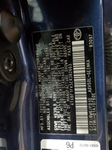 2014 TOYOTA CAMRY L - 4T4BF1FK5ER382663