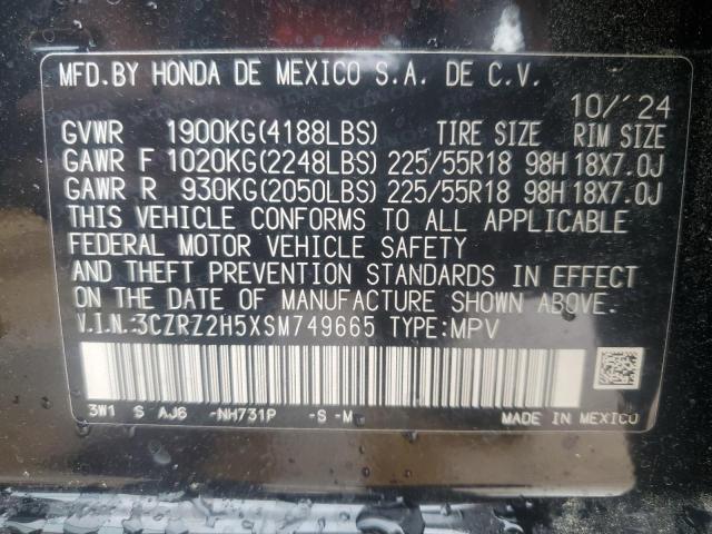 2025 HONDA HR-V SPORT - 3CZRZ2H5XSM749665