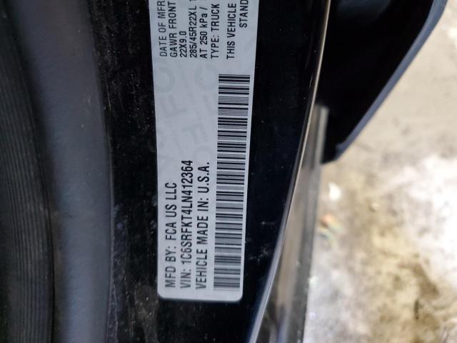 2020 RAM 1500 LONGH 1C6SRFKT4LN412364