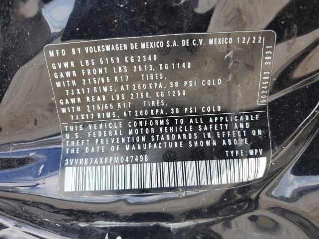 2023 VOLKSWAGEN TIGUAN S 3VVRB7AX8PM047498