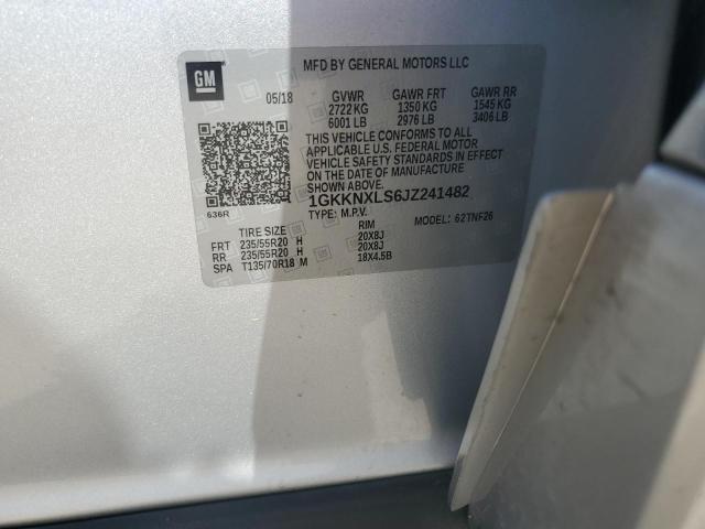 2018 GMC ACADIA DEN 1GKKNXLS6JZ241482