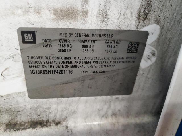 2015 CHEVROLET SONIC LS 1G1JA6SH1F4201116