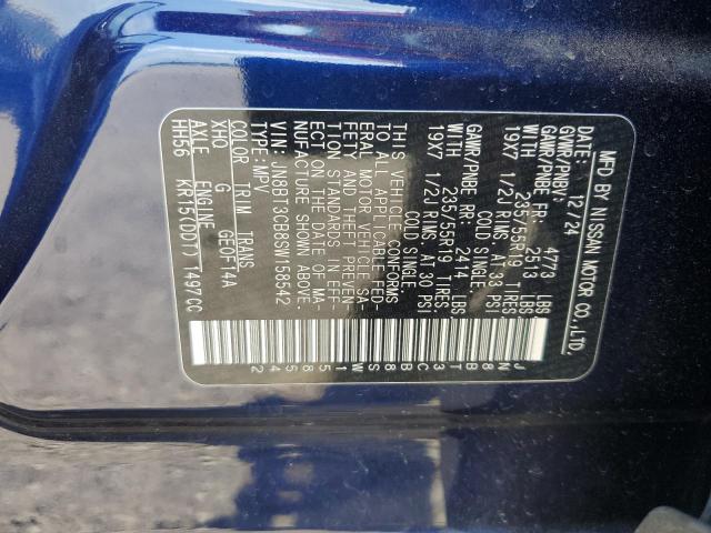 2025 NISSAN ROGUE SL JN8BT3CB8SW158542