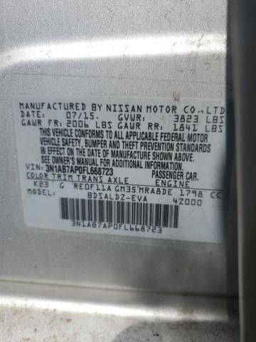 2015 NISSAN SENTRA SV - 3N1AB7AP0FL668723