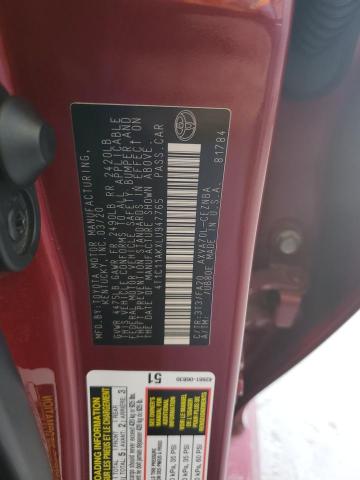 2020 TOYOTA CAMRY LE - 4T1C11AKXLU947765