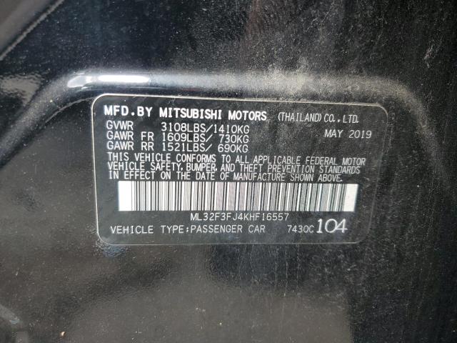2019 MITSUBISHI MIRAGE G4 ML32F3FJ4KHF16557