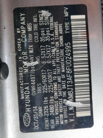 2015 HYUNDAI TUCSON GLS KM8JT3AF8FU024995
