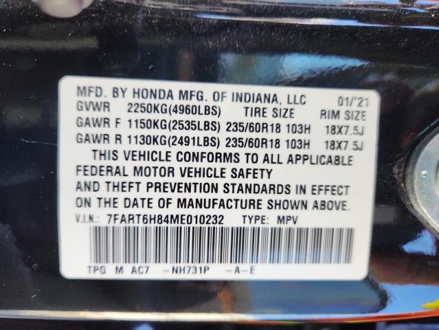 2021 HONDA CR-V EXL #3312163107