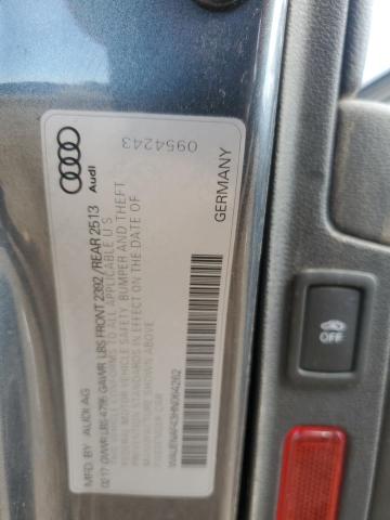 2017 AUDI A4 PREMIUM PLUS WAUENAF43HN064262