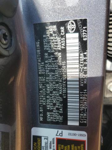 2014 TOYOTA CAMRY HYBR - 4T1BD1FK1EU125015