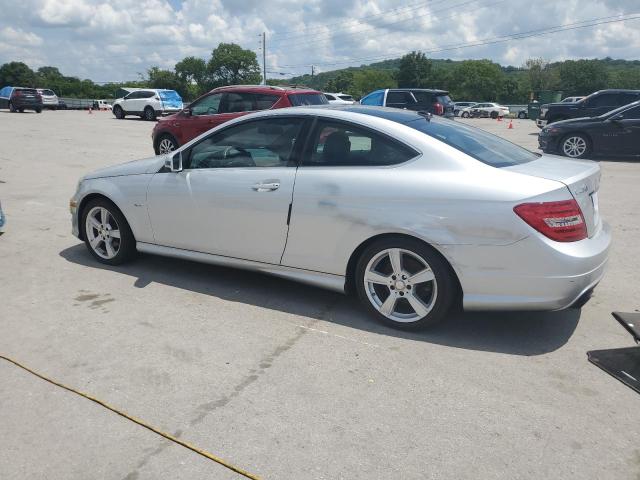 MERCEDES-BENZ C 250 2012 silver coupe gas WDDGJ4HB8CF742193 photo #3