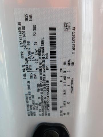 2022 FORD F150 - 1FTMF1CBXNKE83916